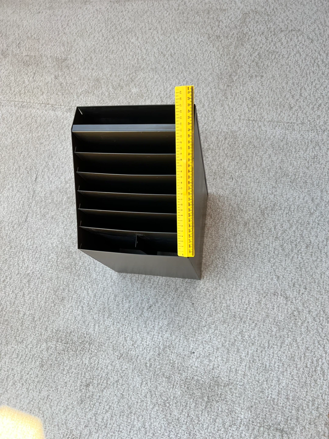 Grey Metal Desk Organizer/File Sorter