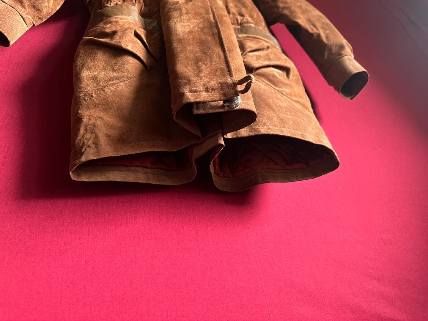 Genuine Suede Braemar by Jeremy Scott Parka with Fur Hood - photo 2