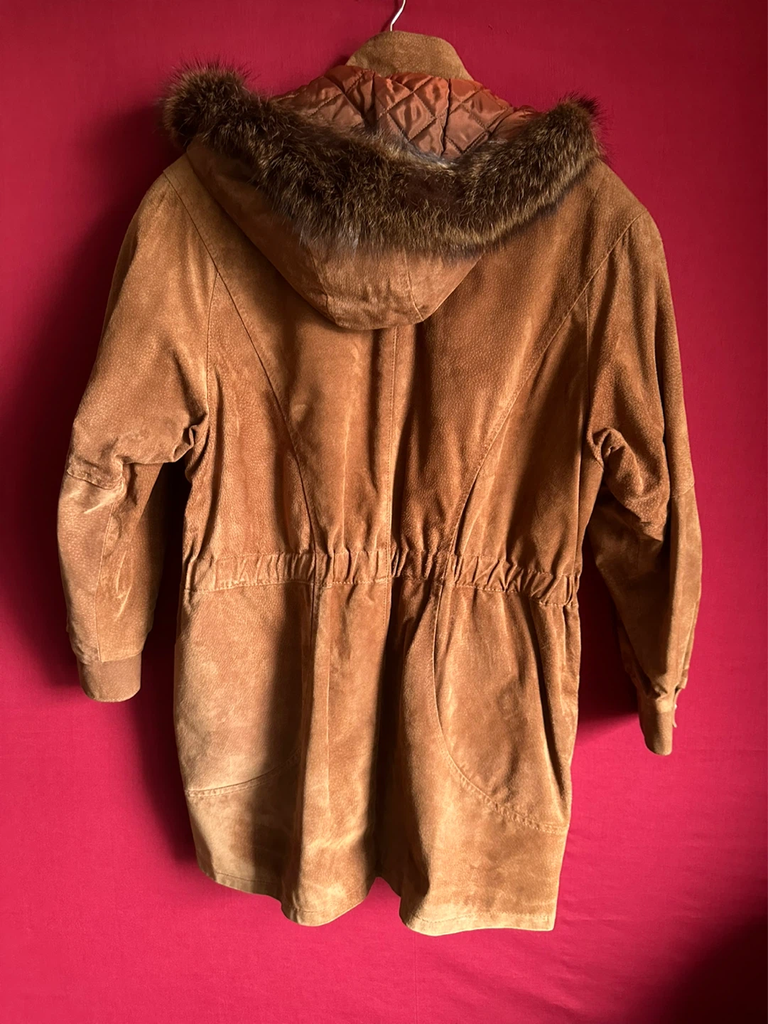 Genuine Suede Braemar by Jeremy Scott Parka with Fur Hood - photo 4