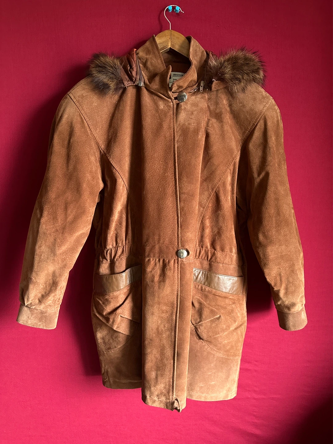 Genuine Suede Braemar by Jeremy Scott Parka with Fur Hood - photo 3