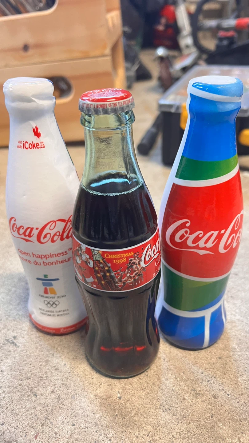 Coca-Cola Bottles - 1998 Christmas, Vancouver 2010, Classic - photo 2