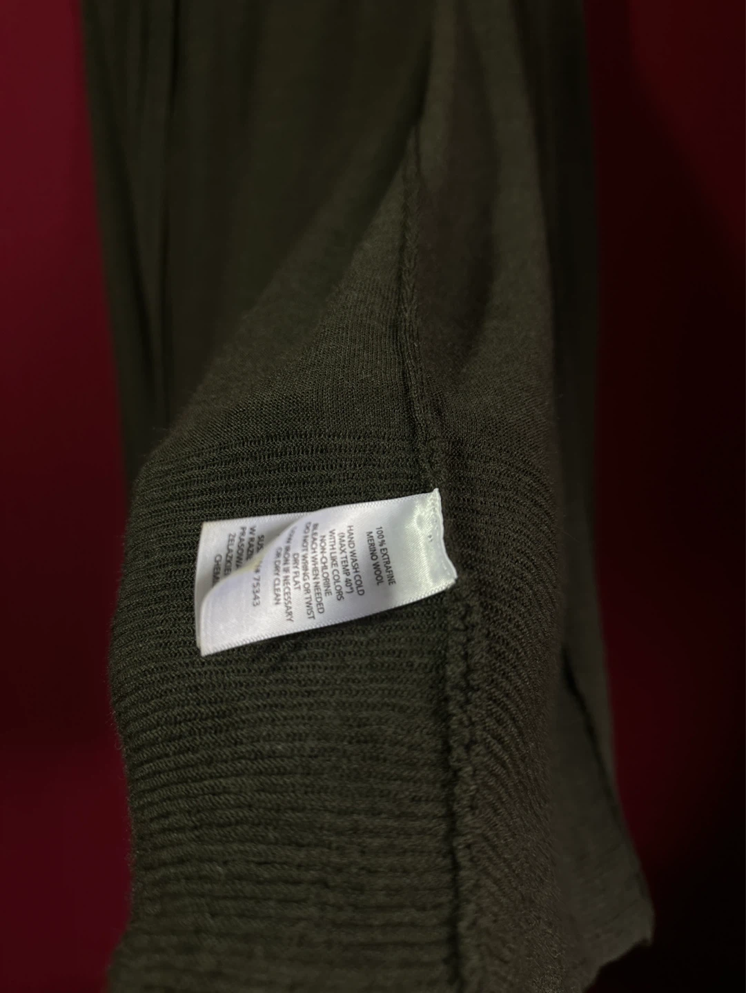 100% Extra Fine Merino Wool MAX STUDIO Grey Cardigan - photo 3