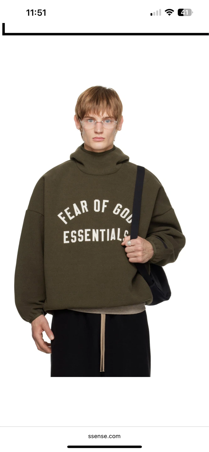 Fear of God Essentials Hoodie - photo 3