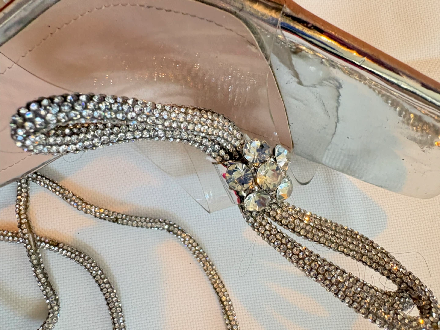 Fashion Nova Women's Rhinestone Heels - photo 5