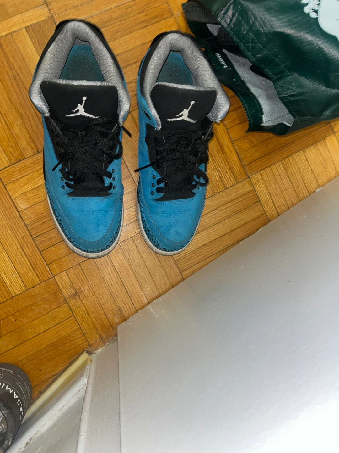 Air Jordan 3 Retro Blue Sneakers - photo 4