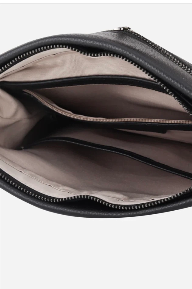 Danier leather black cross body bag