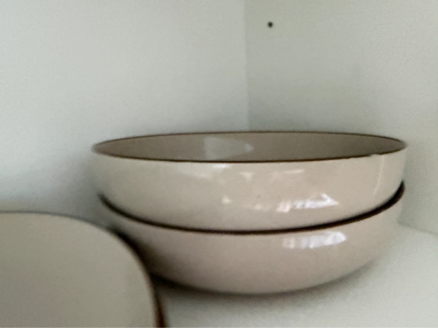 Stoneware Bowls and Plates Set - Beige Speckled - photo 3