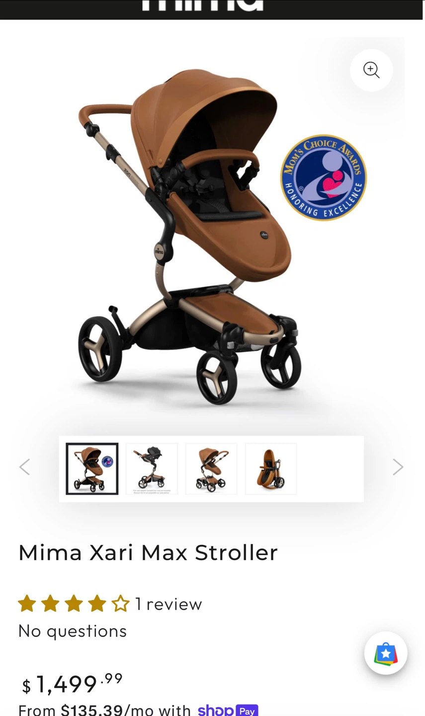 Mima Xari Max Stroller - Gold - photo 5