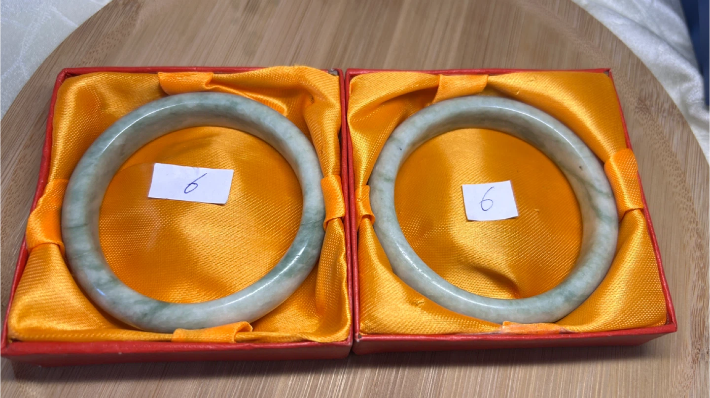 Jade Bangle Bracelets - photo 2