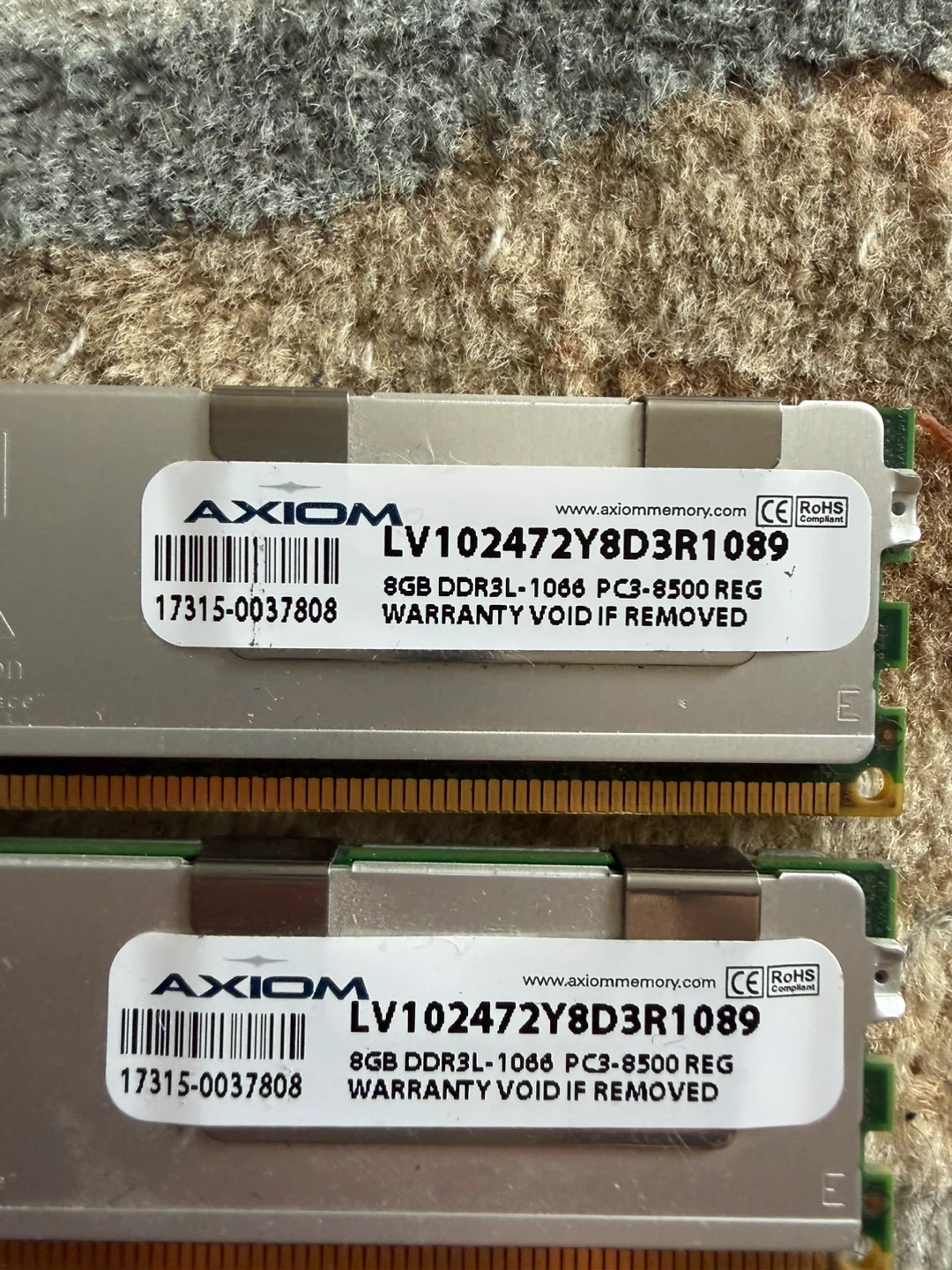 SAMSUNG 16GB DDR3 ECC REG SERVER MEMORY KIT – 2x8GB PC3L-8500R - photo 3