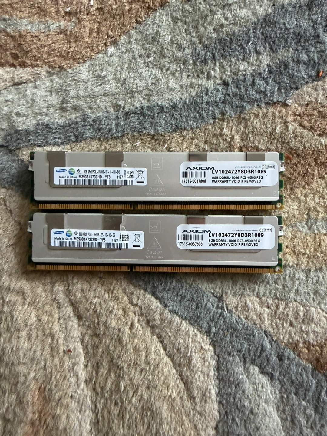 SAMSUNG 16GB DDR3 ECC REG SERVER MEMORY KIT – 2x8GB PC3L-8500R