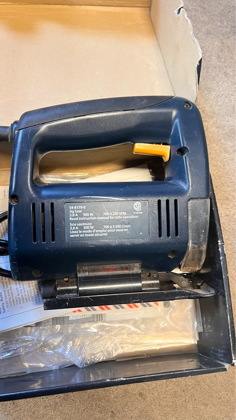 Mastercraft 3.8A Jig Saw - photo 3