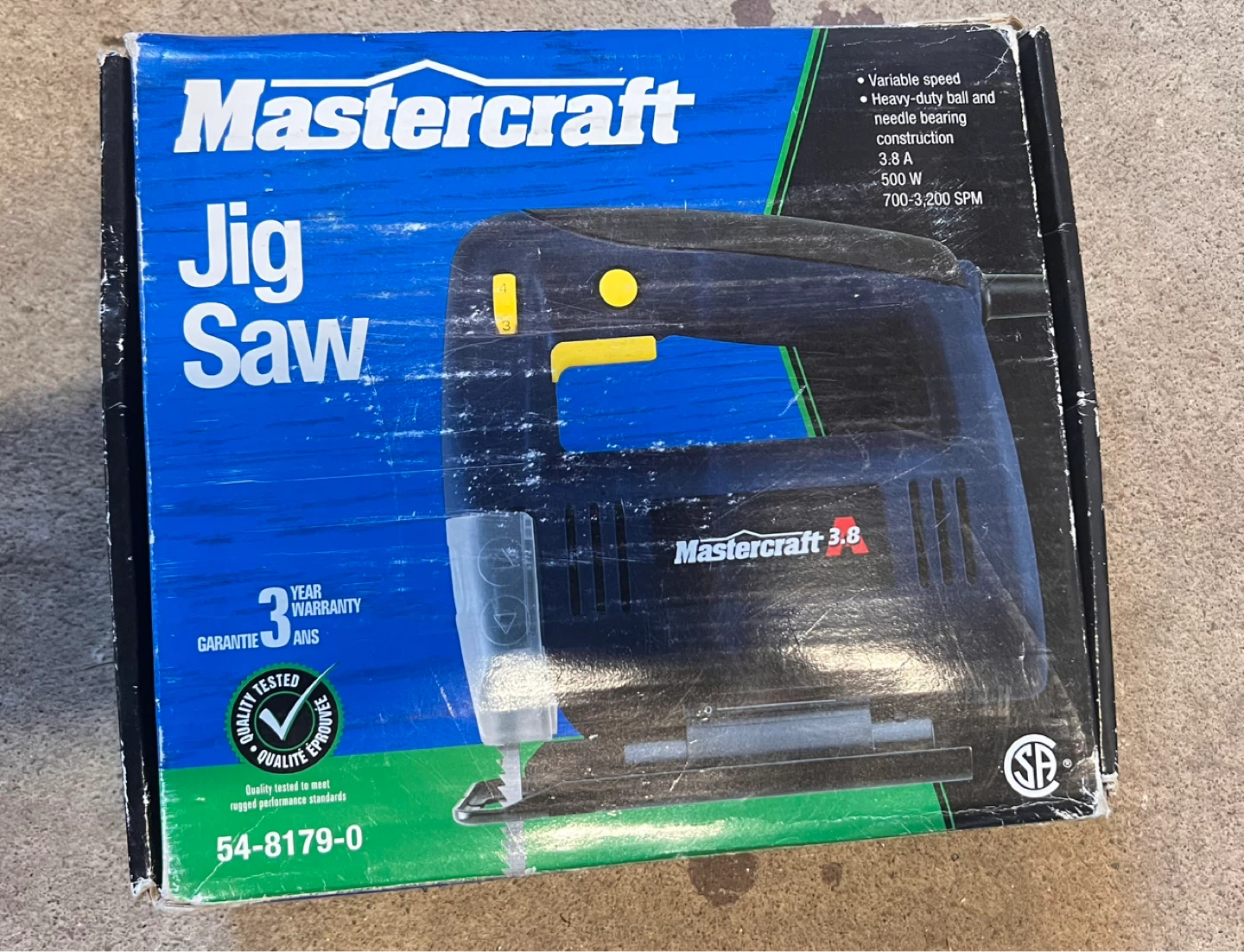 Mastercraft 3.8A Jig Saw