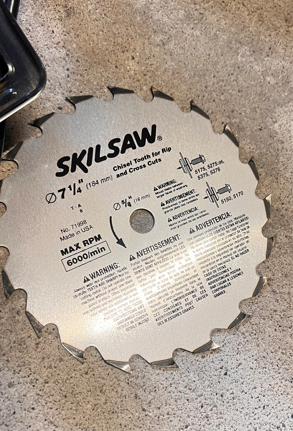 SKILSAW 7 1/4" Circular Saw Model 5175 - photo 4