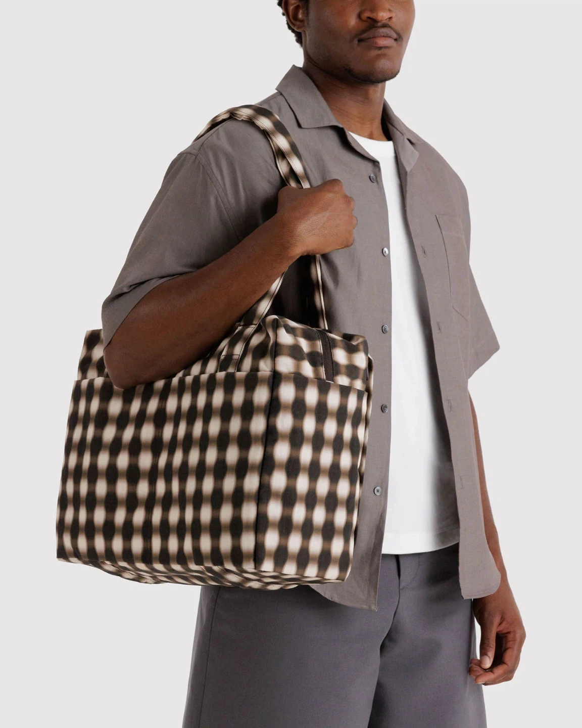 BAGGU Cloud Bag Sm Blurred Gingham NEW - photo 4
