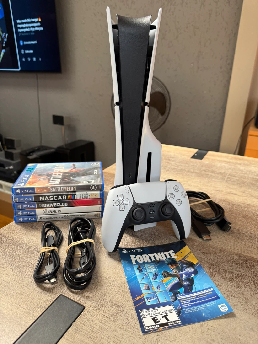 Bnew Ps5 Slim Disc Edition 1tb model matte