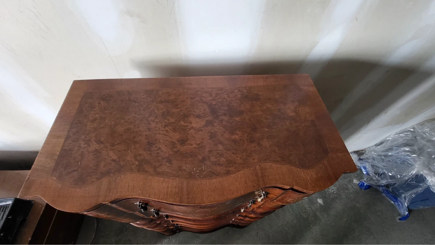 Antique Wooden Dresser with Ornate Handles - photo 2
