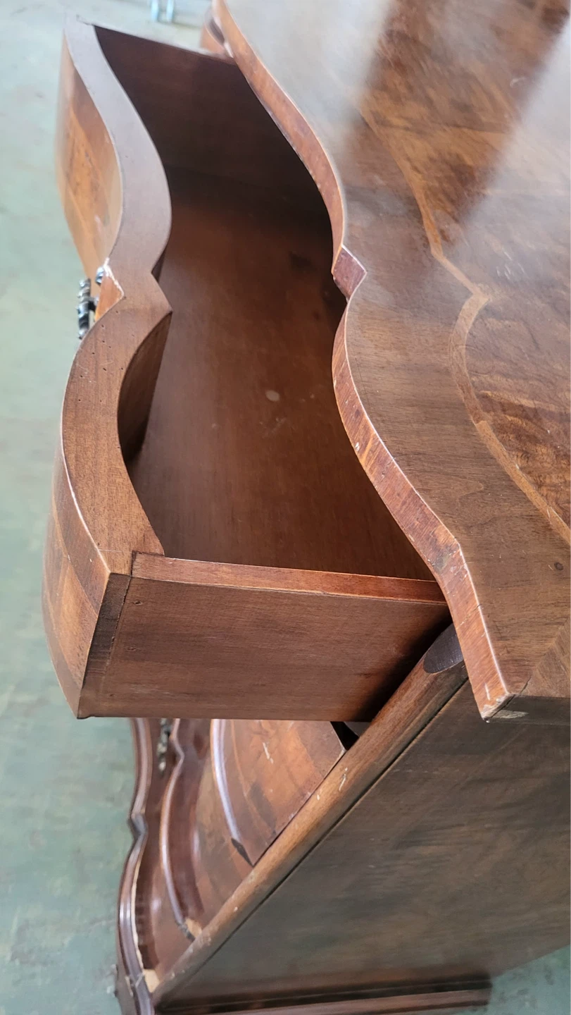 Antique Wooden Dresser with Ornate Handles - photo 5