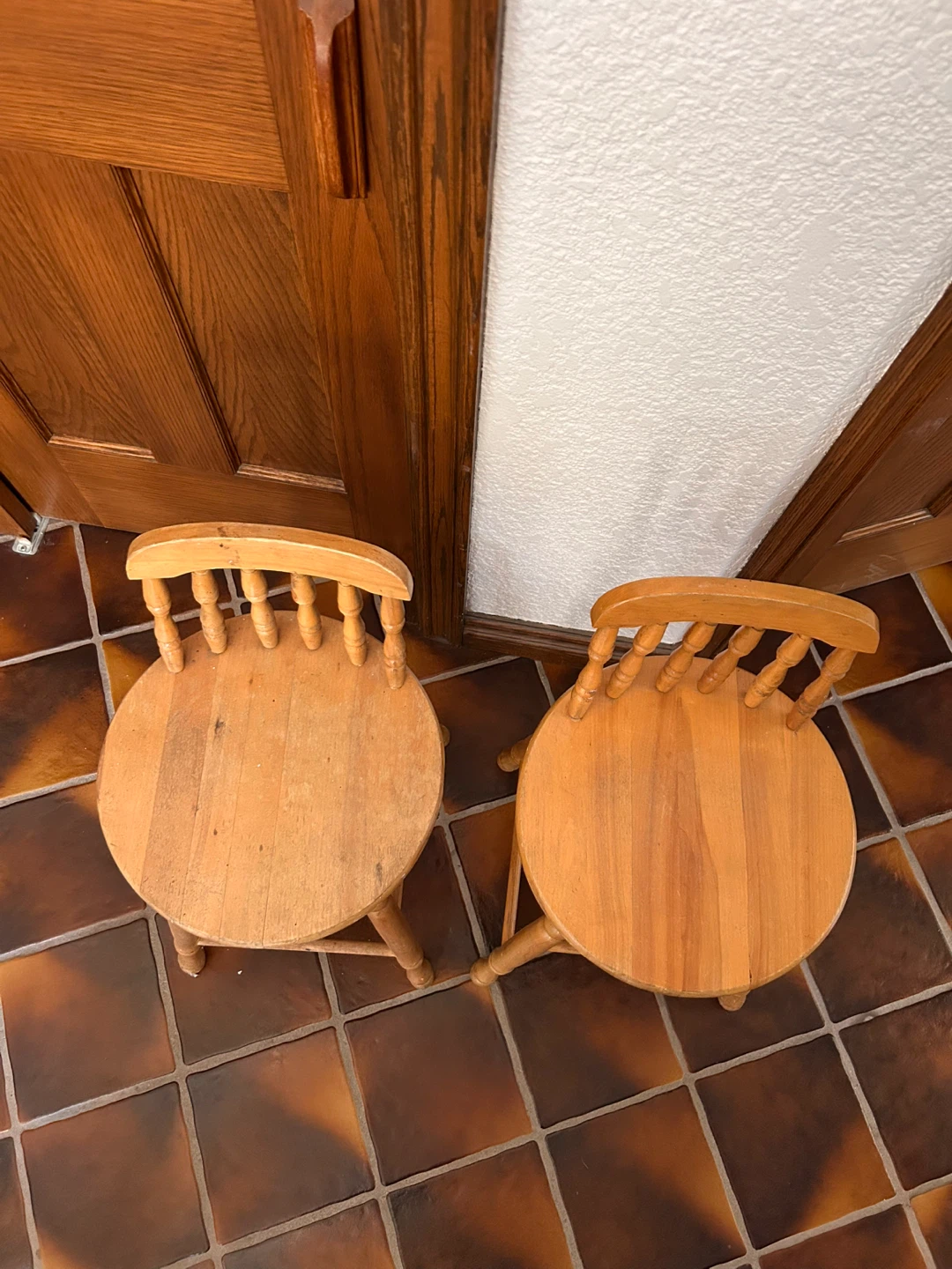 ⚽️Wooden Children's Chairs (Set of 2) - photo 2