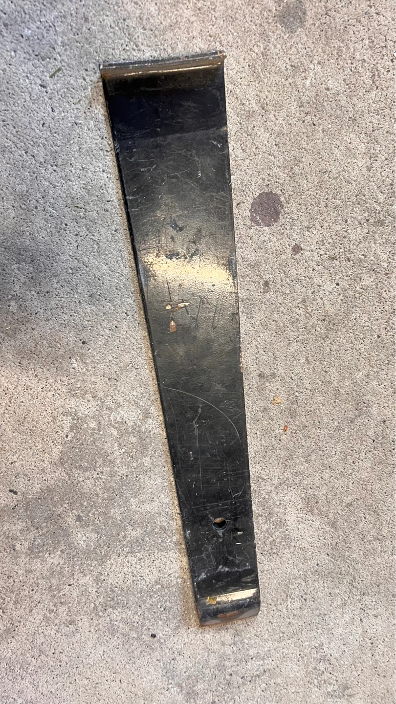 Black Metal Wedge Blade - photo 2