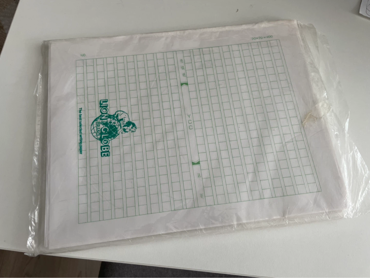 Lion Globe Brand Writing Paper ⚽️