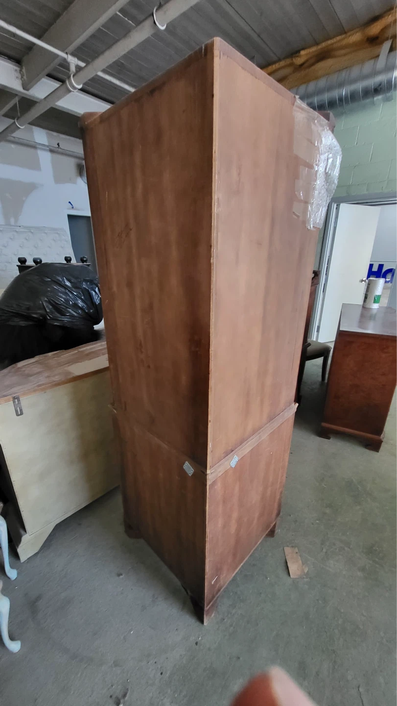 Antique Corner Cabinet with Glass Doors - photo 4