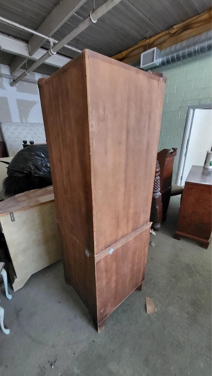 Antique Corner Cabinet with Glass Doors - photo 3