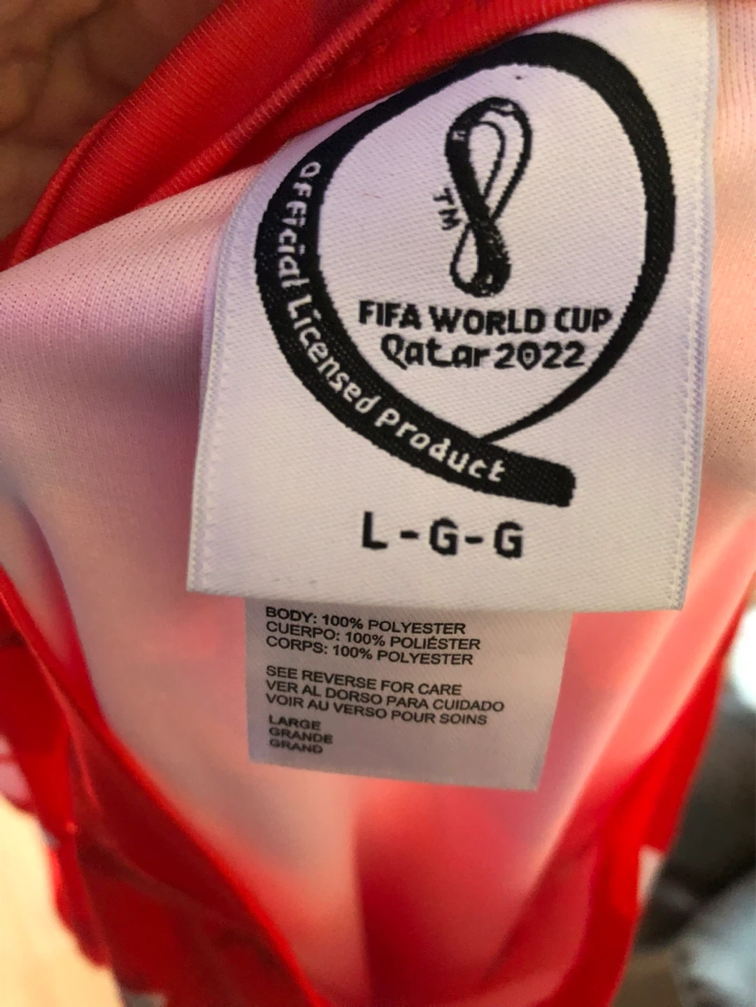 ⚽️2022 FIFA World Cup Canada Shirt Adult Large $30 firm - photo 3