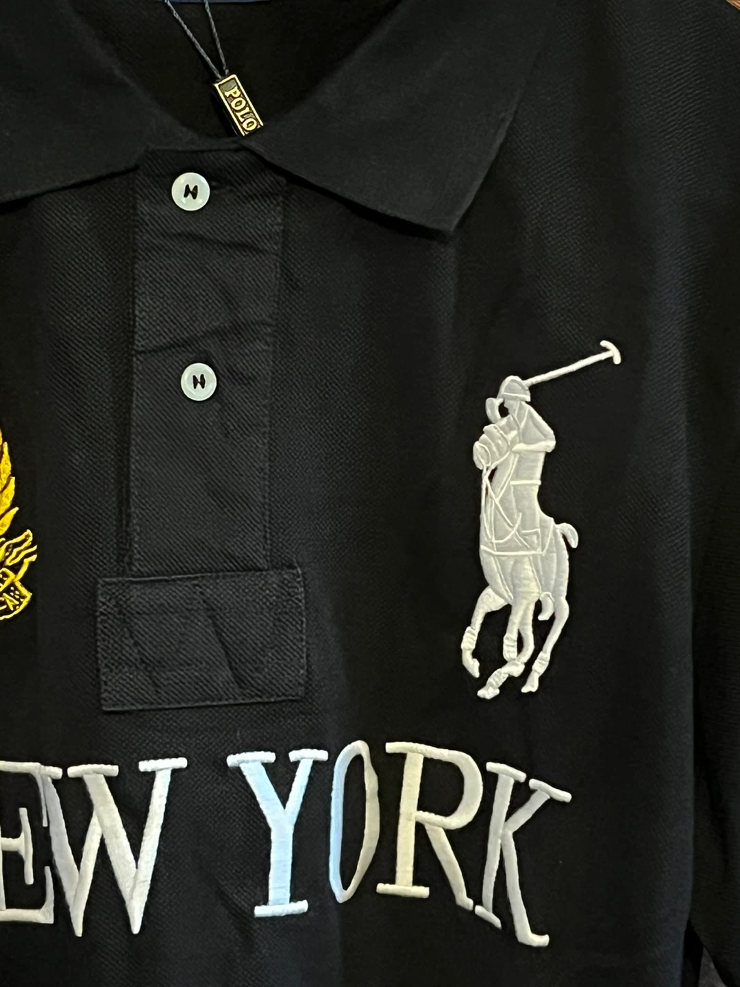 Polo Ralph Lauren Black New York Polo Shirt - photo 3
