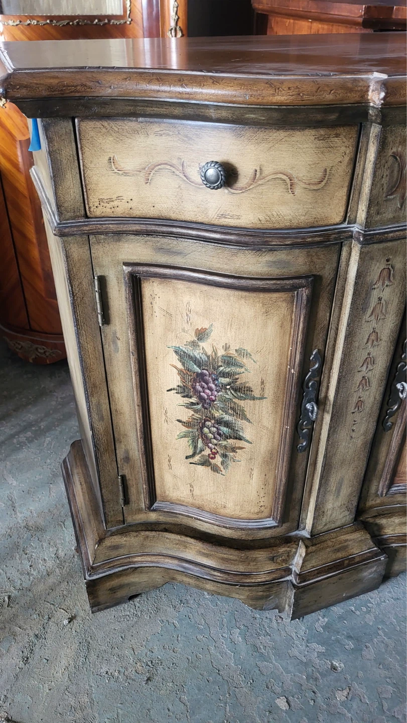 Antique Sideboard with Fruit Motif - photo 4