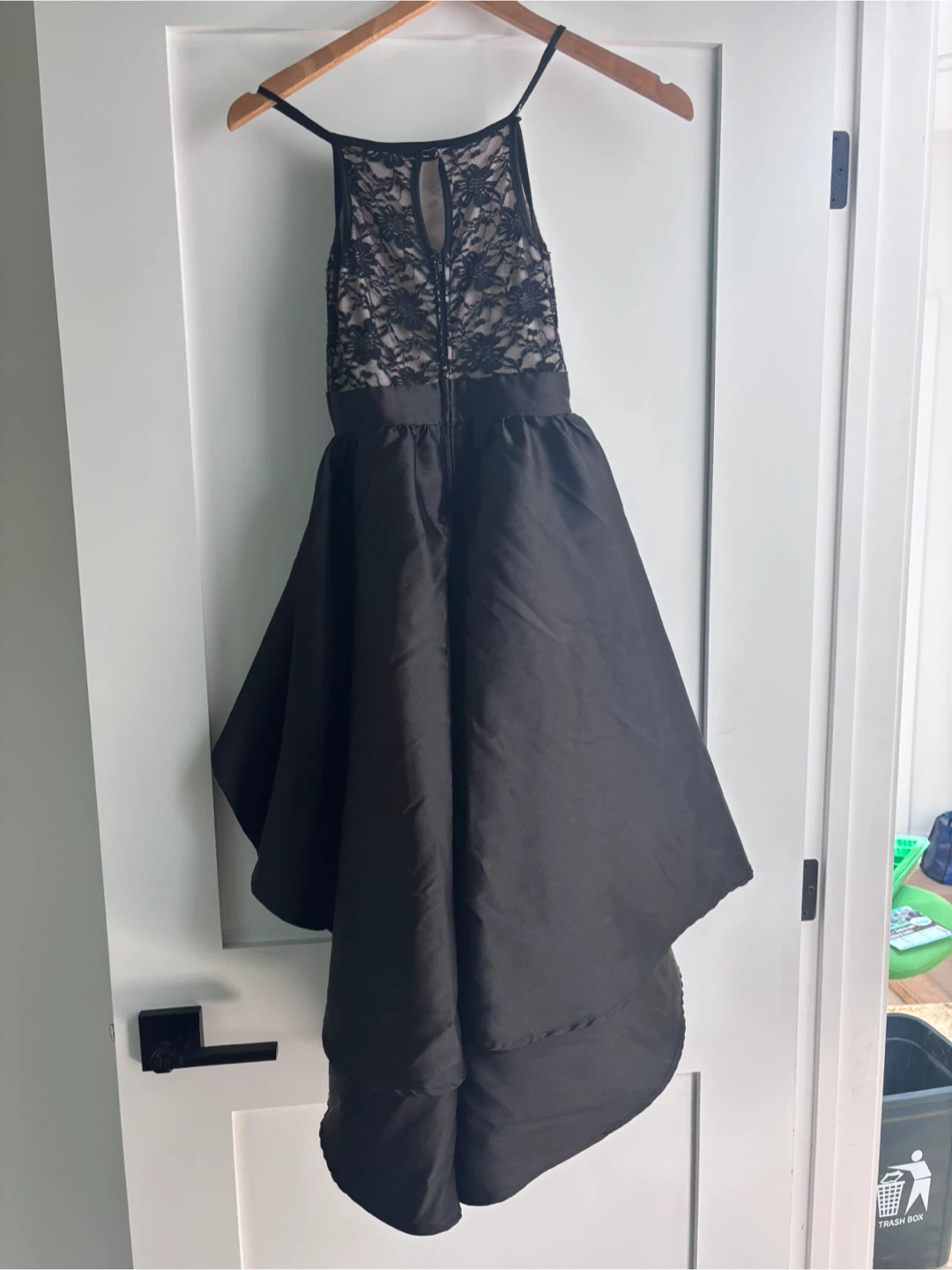 Emerald Sundae Black Lace High-Low Dress - Kid size 7 - photo 2