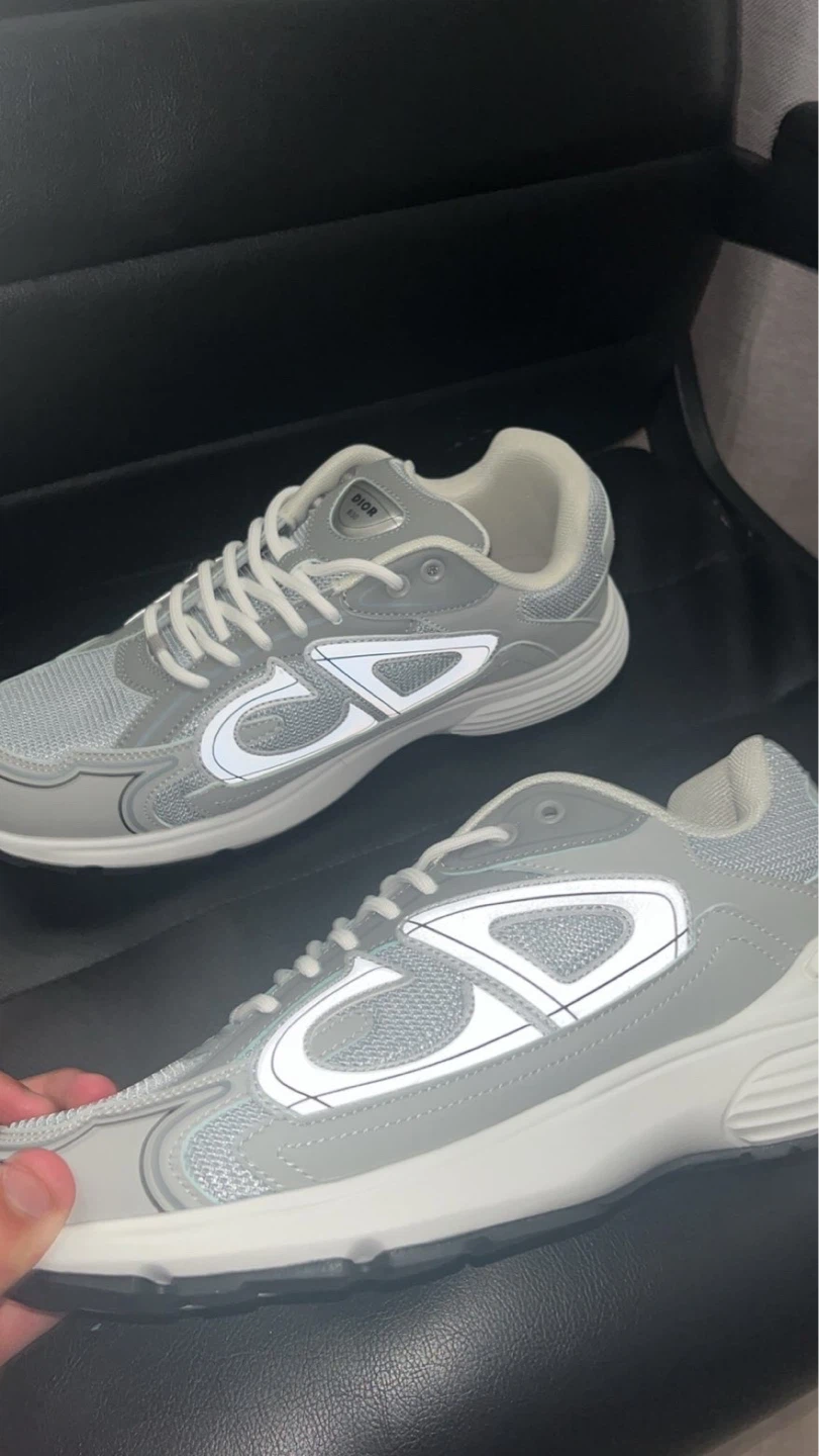 White Dior B22 Sneakers