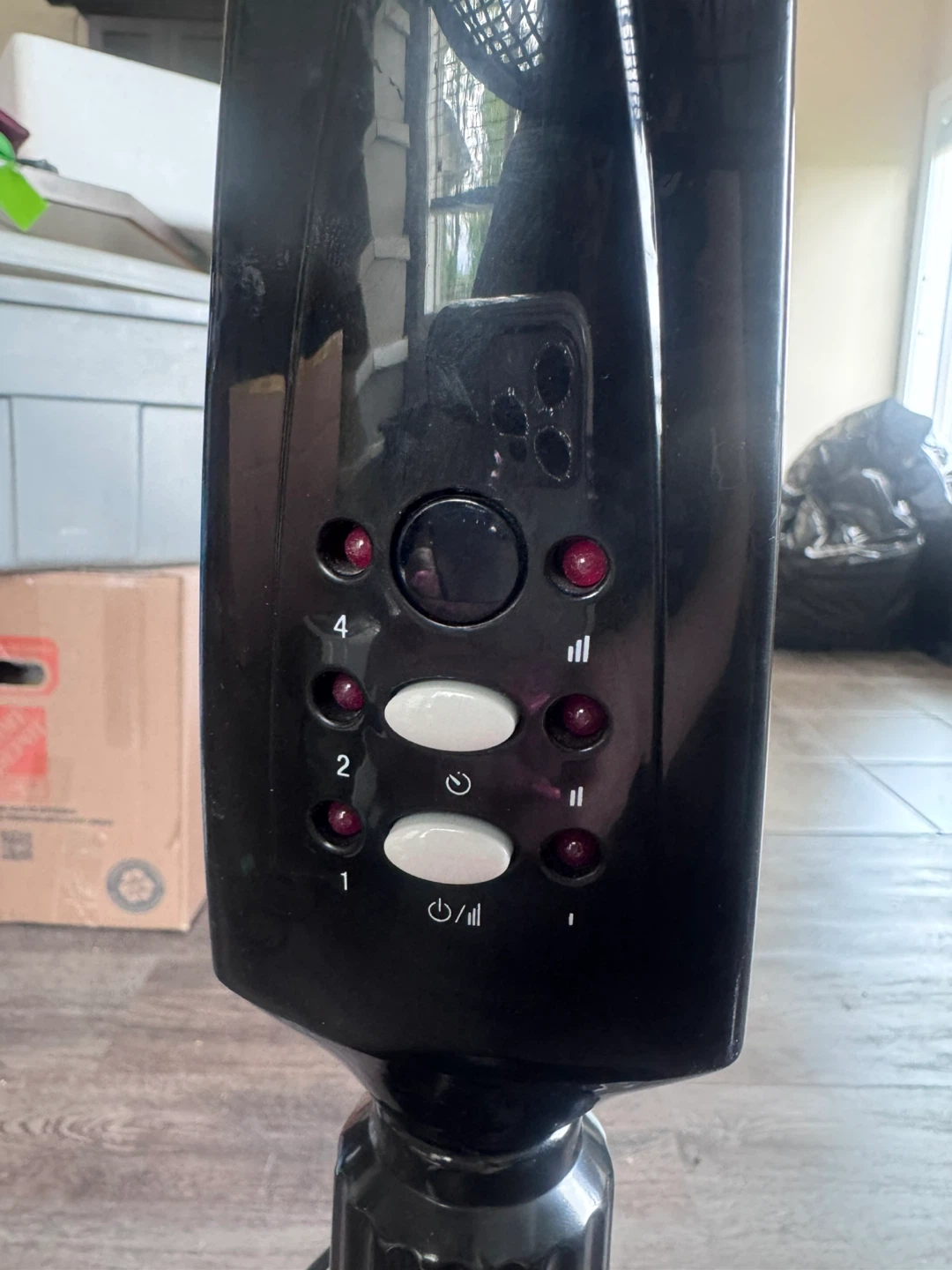 NOMA Black Pedestal Fan - photo 2