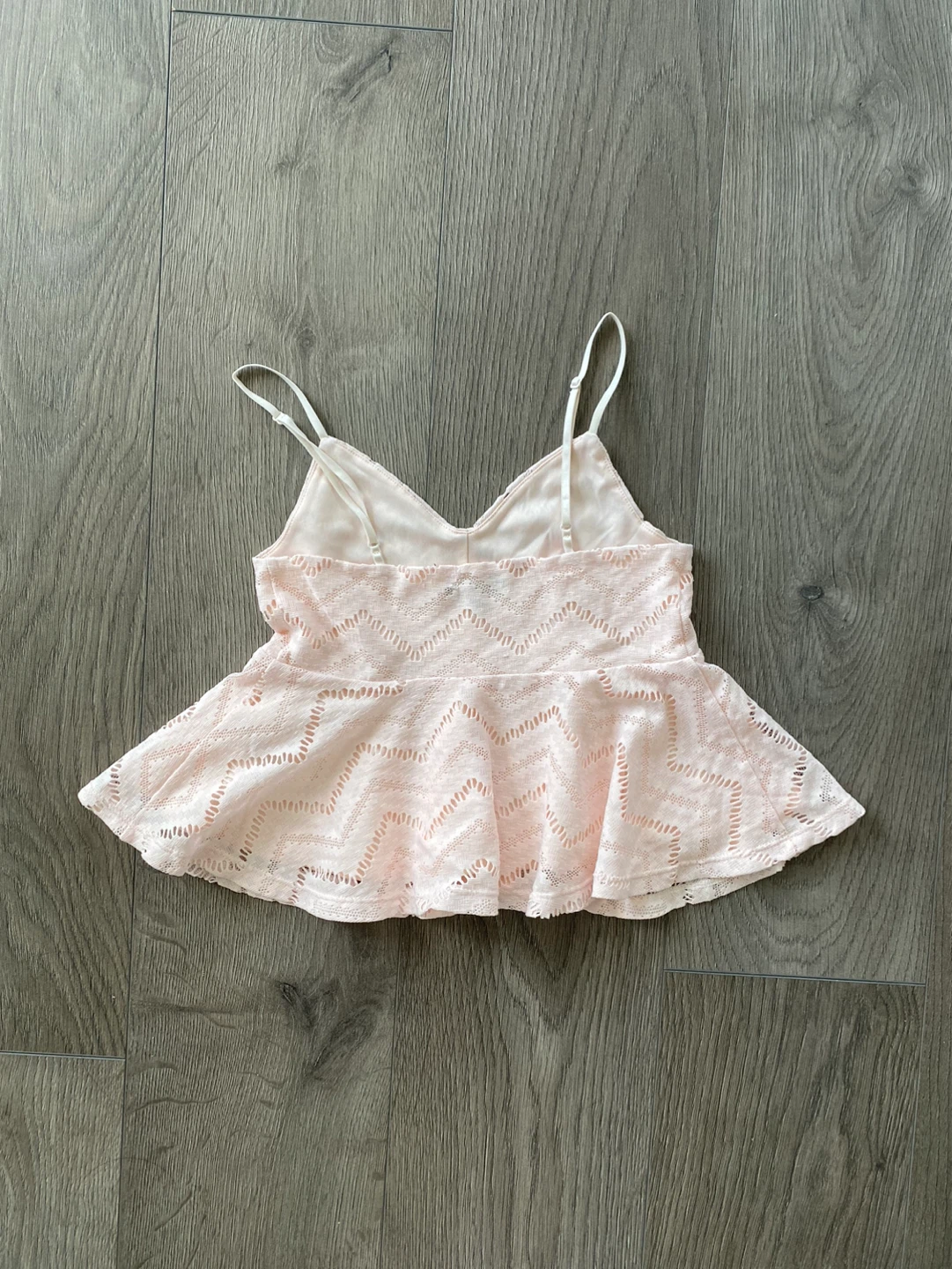 XS Dynamite lace babydoll crop top - photo 2