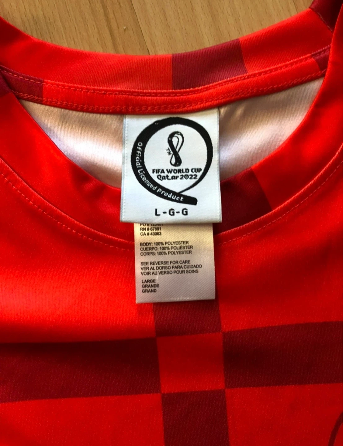 2022 FIFA World Cup Spain Shirt Adult Large ⚽️ - photo 3