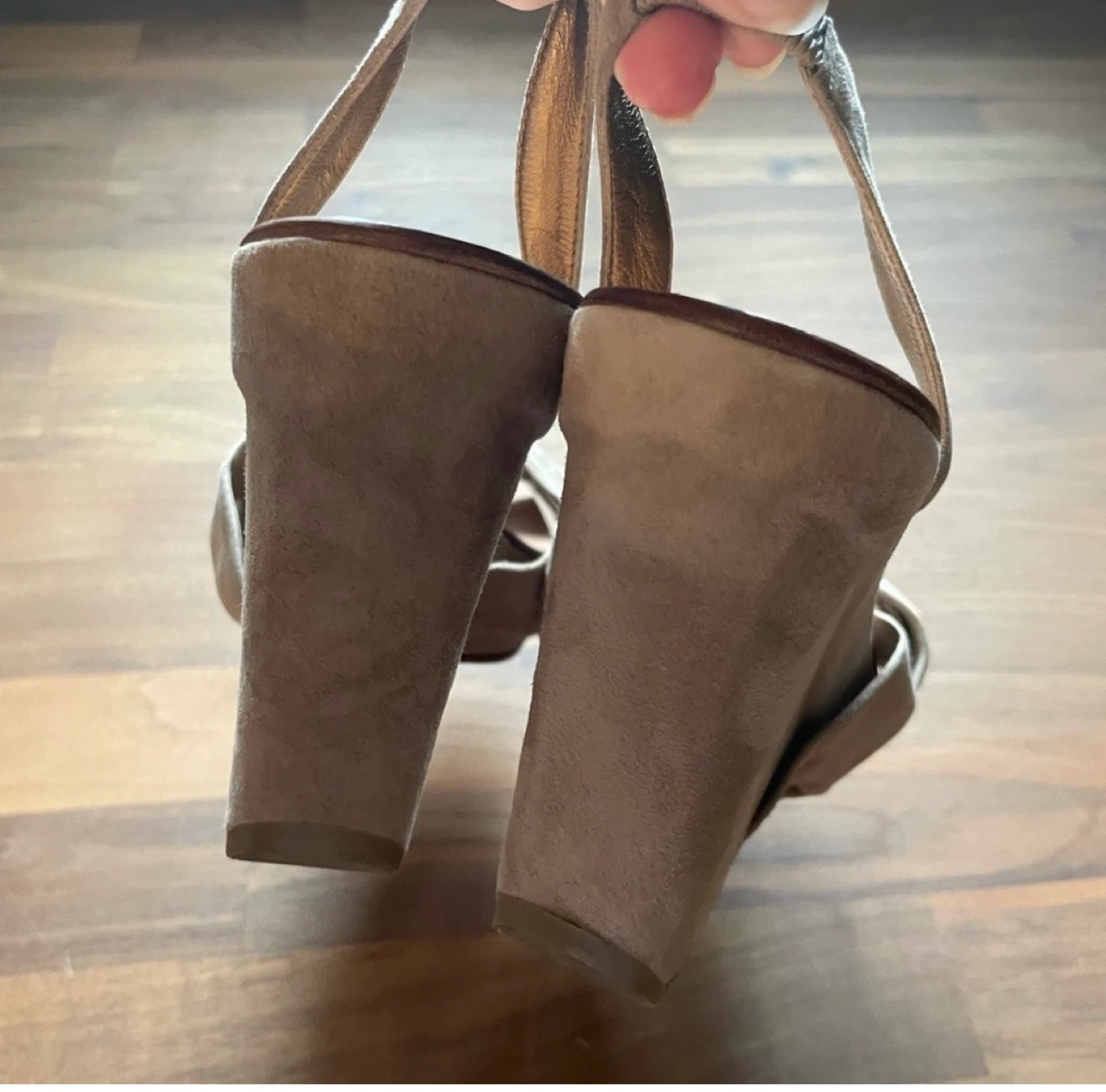 Suede wedge sandals Diane Von Furstenberg - photo 4