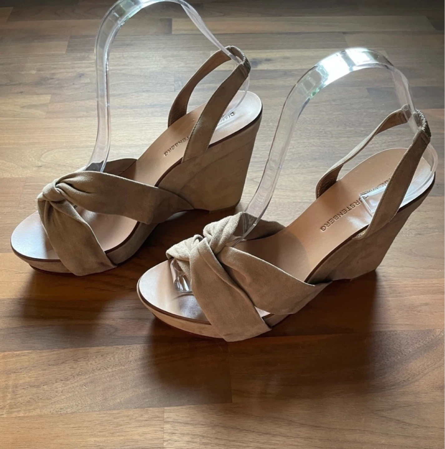 Suede wedge sandals Diane Von Furstenberg