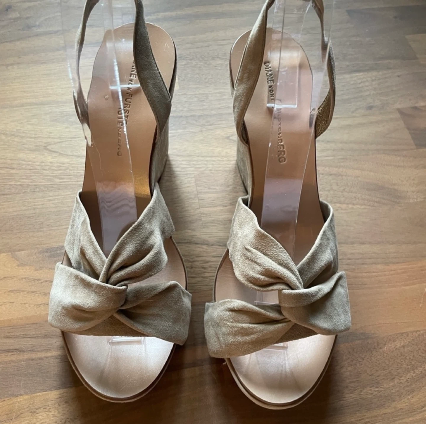 Suede wedge sandals Diane Von Furstenberg - photo 2