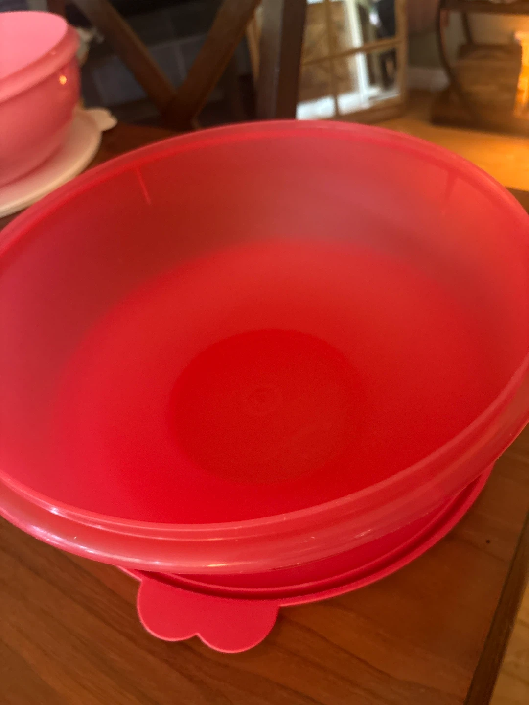 New Hot Pink Tupperware Mixing Bowl