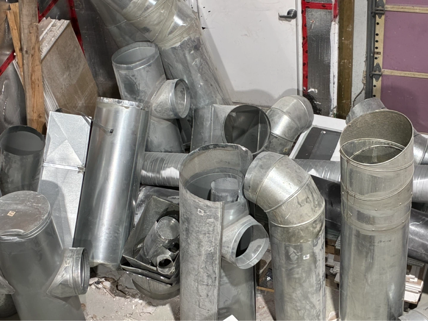 Assorted Metal Ducting