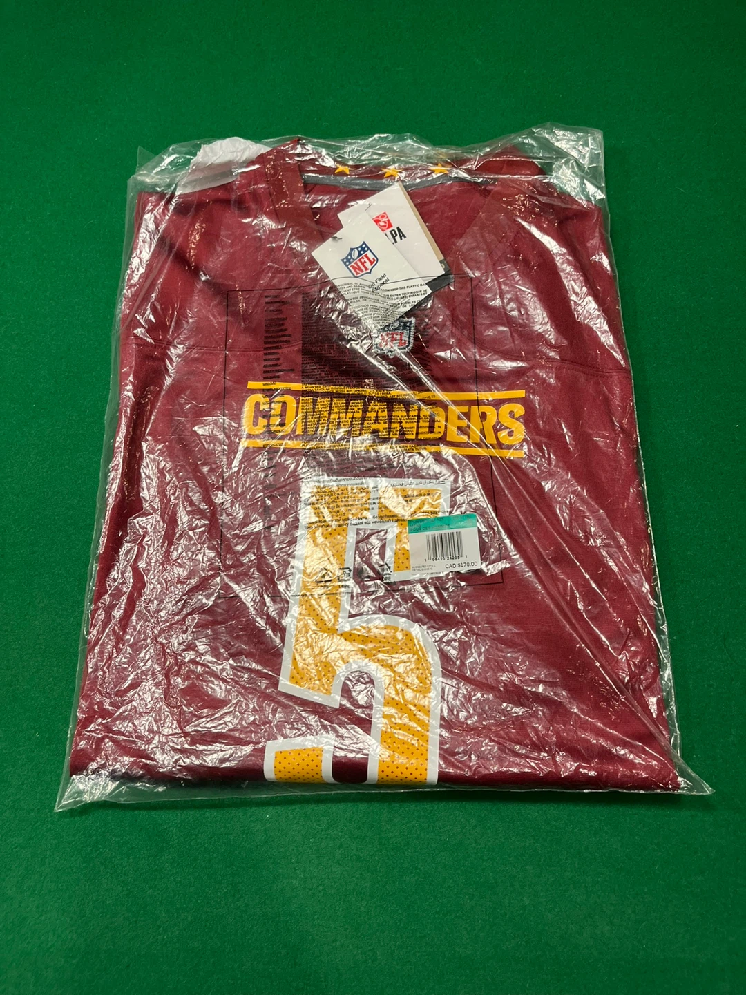 Brand new Jayden Daniel’s NFL Jersey
