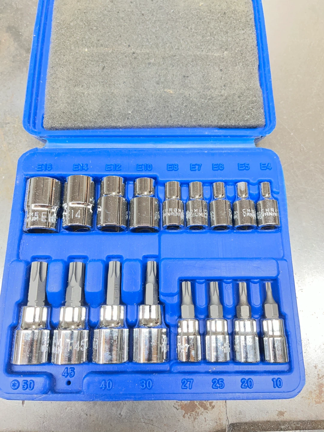 Metric E-Torx Socket Set