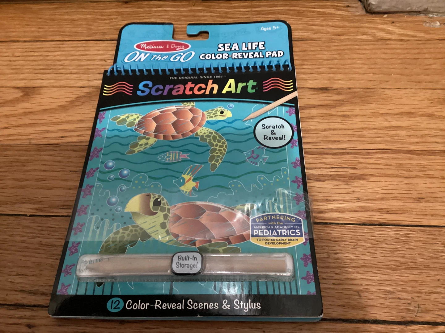 ⚽️ New Melissa & Doug Sea Life Color-Reveal Pad