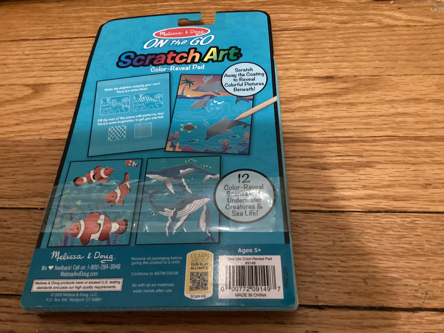 ⚽️ New Melissa & Doug Sea Life Color-Reveal Pad - photo 2