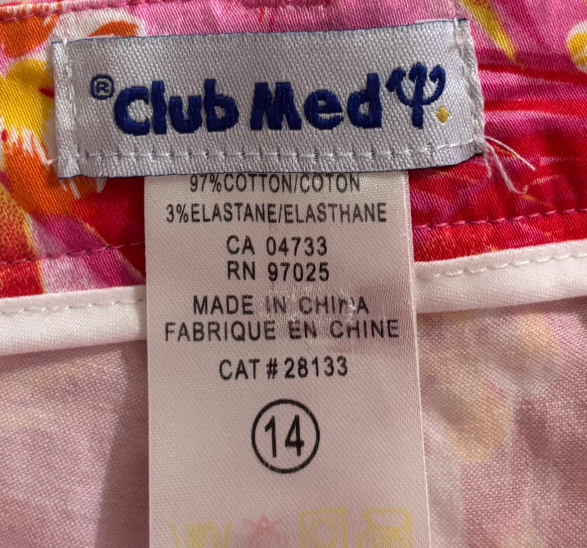 Club Med Women's Tropical Print Skirt Size 14 - photo 4