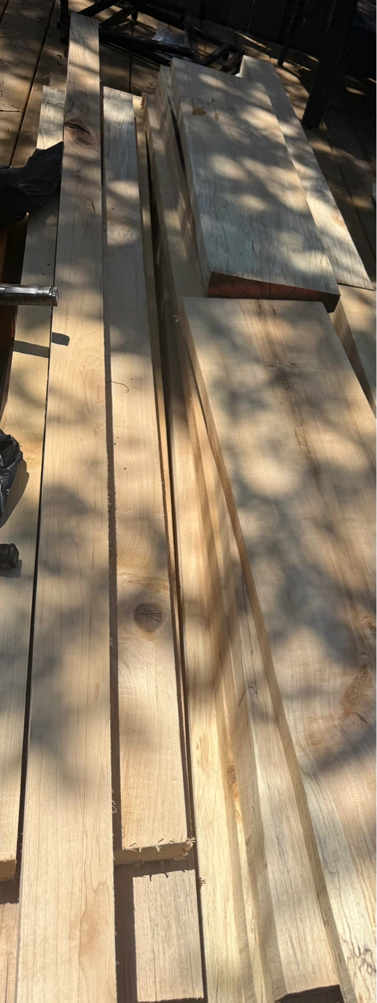 Maple solid Wooden Planks for Sale