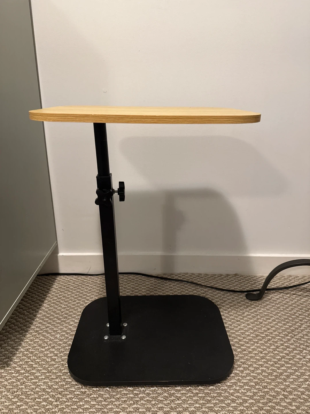 Adjustable end table