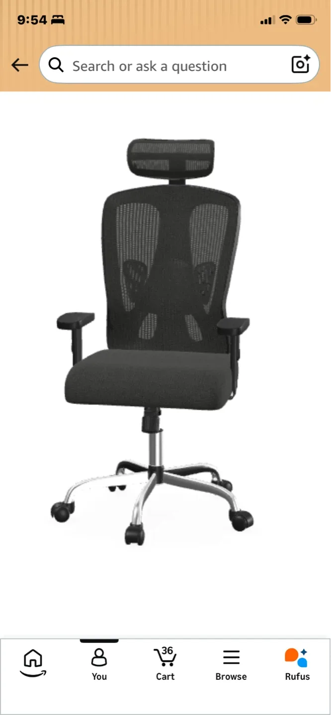 Ergonomic office Chair with Headrest