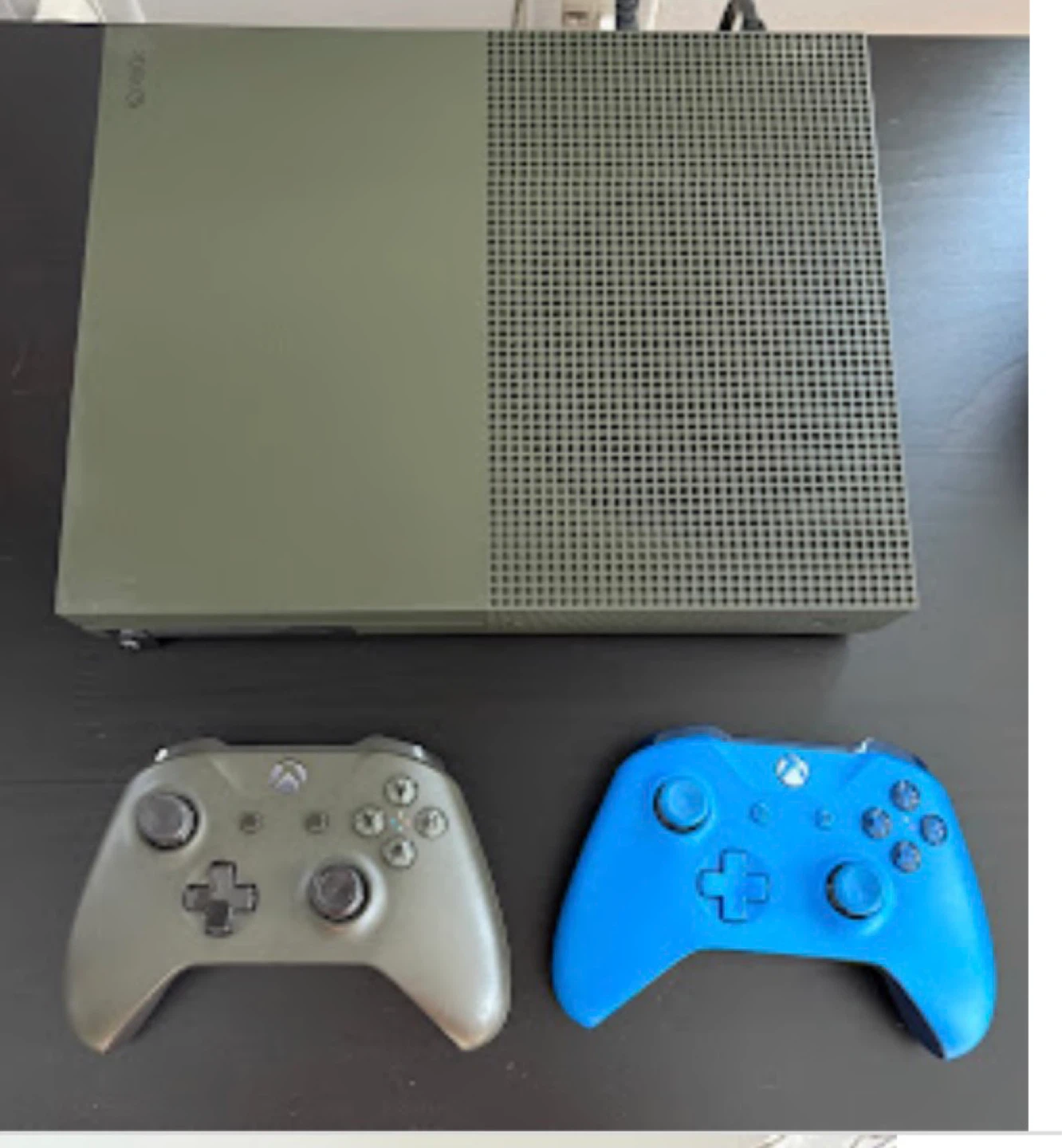 Xbox One S Console with Two Controllers