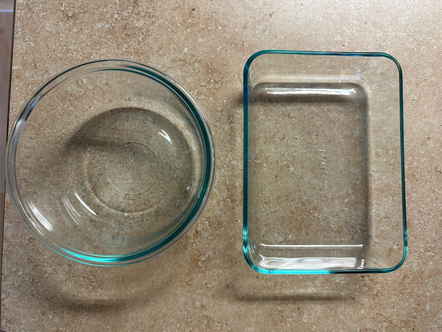 Two Pyrex Dishes - NO Lids
